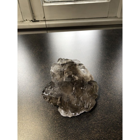 Elestial Smoky Black Quartz Crystal 15oz, Grounding Protection Metaphysical - Picture 2 of 16